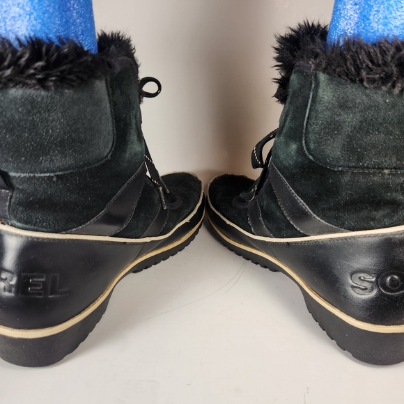 SOREL Women's Tivoli II Boots Size 9 Black Waterproof Lace Up Snow Winter - Picture 13 of 13